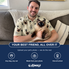 Friends in matching Men's Tangle Terror Custom Cat Face Polo Shirt — a group gift photo