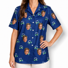 Women's Bogey Buggies Custom Face Hawaiian Shirt