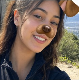 Person photo to avoid because a face filter is used