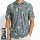 Men's Muzzle Marks Custom Dog Face Polo Shirt