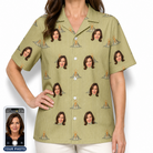 Women's Cinder Calypso Custom Face Hawaiian Shirt