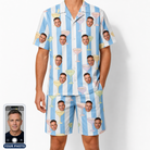 Men's Clink Wink Custom Face Shirt & Shorts Set
