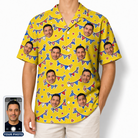 Men's Banner Bash Custom Face Hawaiian Shirt