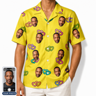 Men's Entwined Escapade Custom Face Hawaiian Shirt
