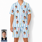 Men's Skyburst Salute Custom Face Shirt & Shorts Set