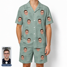 Men's Jelly Jaunt Custom Face Shirt & Shorts Set