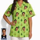 Women's Avo Groove Custom Face Hawaiian Shirt
