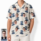 Men's Crown Capers Custom Face Hawaiian Shirt