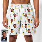 Men's Tangy Tresses Custom Face Beach Shorts