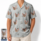 Men's Tombstone Tango Custom Cat Face Hawaiian Shirt