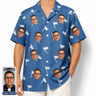 Men's Flagstick Fanatics Custom Face Hawaiian Shirt