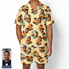 Men's Dusk Daze Custom Face Shirt & Shorts Set