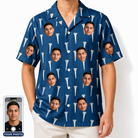 Men's Peg Pursuit Custom Face Hawaiian Shirt
