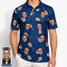 Men's Father Fretwork Custom Face Polo Shirt