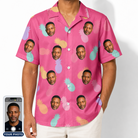 Men's Citrus Splash Custom Face Hawaiian Shirt