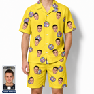 Men's Mirrorball Mischief Custom Face Shirt & Shorts Set