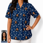 Women's Swing Crossroads Custom Face Hawaiian Shirt