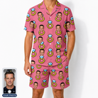 Men's Jewel Jitters Custom Face Shirt & Shorts Set