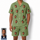 Men's Fairway Flair Custom Face Shirt & Shorts Set