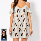 Women's Aster Drift Custom Face Off-Shoulder Dress