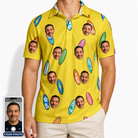 Men's Board Buddies Custom Face Polo Shirt