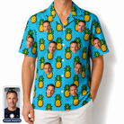 Men's Pineapple Pals Custom Face Hawaiian Shirt