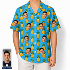 Men's Exotic Excursion Custom Face Hawaiian Shirt