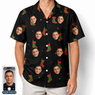 Men's Stocking Stuffer Custom Face Hawaiian Shirt