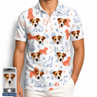 Men's Fido Follies Custom Dog Face Polo Shirt