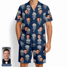 Men's Nettle Nebula Custom Face Shirt & Shorts Set