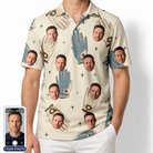 Men's Grip Happens Custom Face Polo Shirt