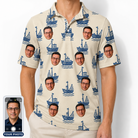 Men's Skipper Scooters Custom Face Polo Shirt