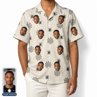 Men's Spooky Spinners Custom Face Hawaiian Shirt