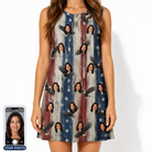 Women's Eagle Euphoria Custom Face Tank Dress