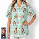 Women's Bromeliad Ballet Custom Face Hawaiian Shirt