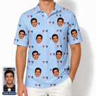 Men's Yankee Doodle Custom Face Polo Shirt