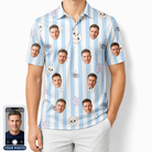 Men's Graveyard Giggles Custom Face Polo Shirt