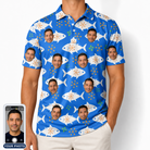 Men's Tuna Trawl Custom Face Polo Shirt