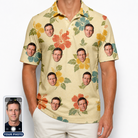 Men's Atomic Atoll Custom Face Polo Shirt