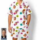 Men's Patch Prowlers Custom Face Shirt & Shorts Set