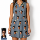 Women's Jig Jamboree Custom Face V-Neck Dress