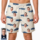 Men's Piston Pride Custom Face Beach Shorts