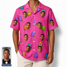 Men's Slab Snickers Custom Face Hawaiian Shirt