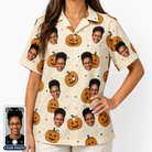 Women's Ember Eyes Custom Face Hawaiian Shirt