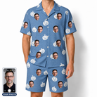 Men's Autumn Orbs Custom Face Shirt & Shorts Set