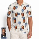 Men's Technicolor Tropics Custom Face Polo Shirt