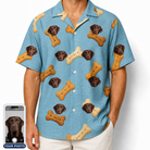 Men's Mutt Munchies Custom Dog Face Hawaiian Shirt