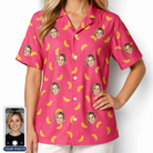 Women's Banana Bonanza Custom Face Hawaiian Shirt