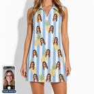 Women's Pina Palooza Custom Face V-Neck Dress