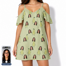 Women's Pyrus Pizzazz Custom Face Off-Shoulder Dress